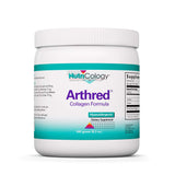 Arthred Nutricology : poudre collagène hydrolysé prête à être mélangée dans une boisson.
