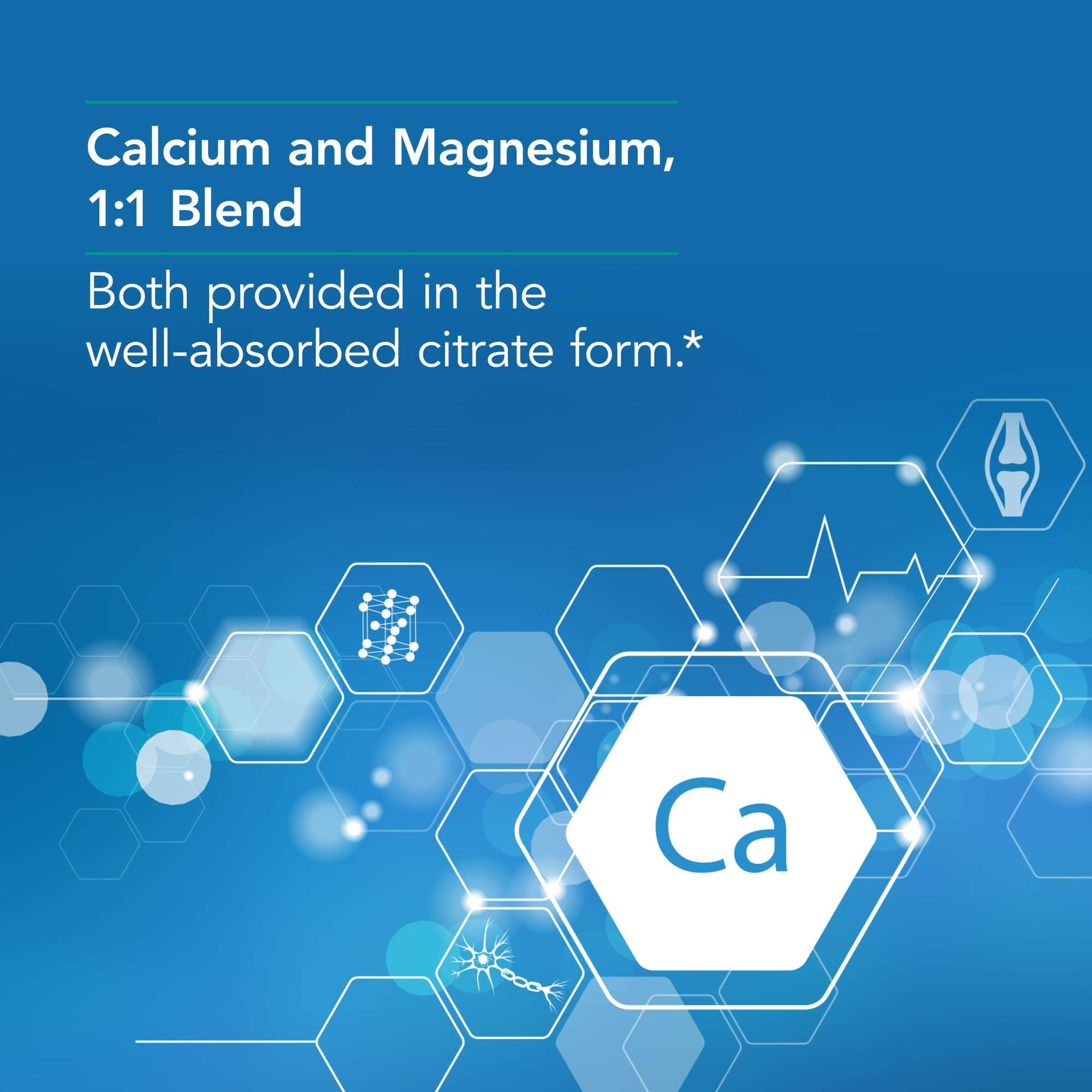 Nutricology Calcium Magnesium Citrate, absorption optimale grâce à la forme citrate, pour une biodisponibilité améliorée.