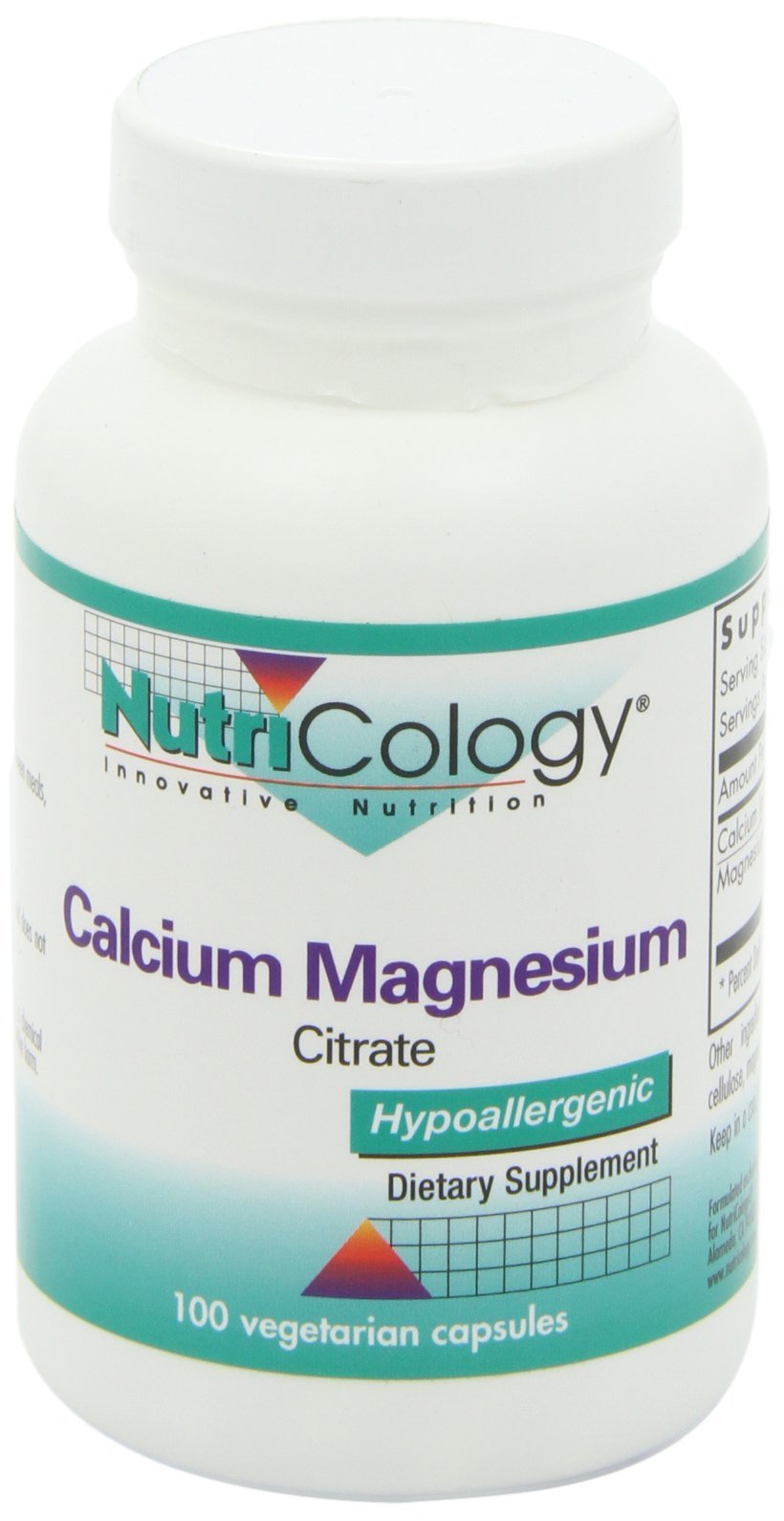 Nutricology Calcium Magnesium Citrate, soutien des articulations et du squelette au fil des jours.