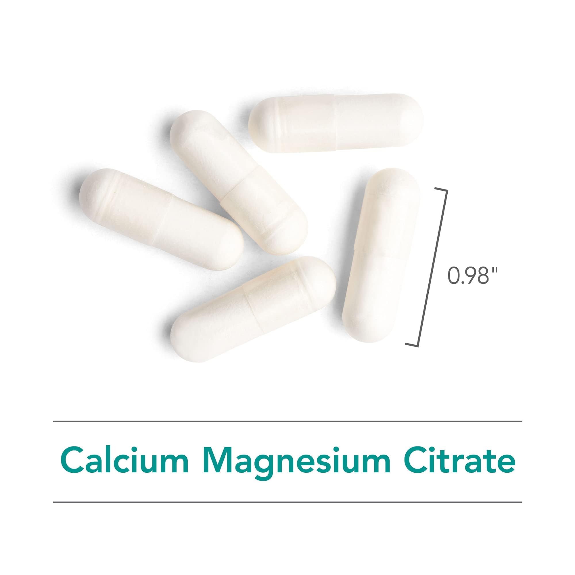 Nutricology Calcium Magnesium Citrate, capsules faciles à prendre quotidiennement, soutien durable pour les os.