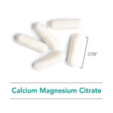 Nutricology Calcium Magnesium Citrate, capsules faciles à prendre quotidiennement, soutien durable pour les os.