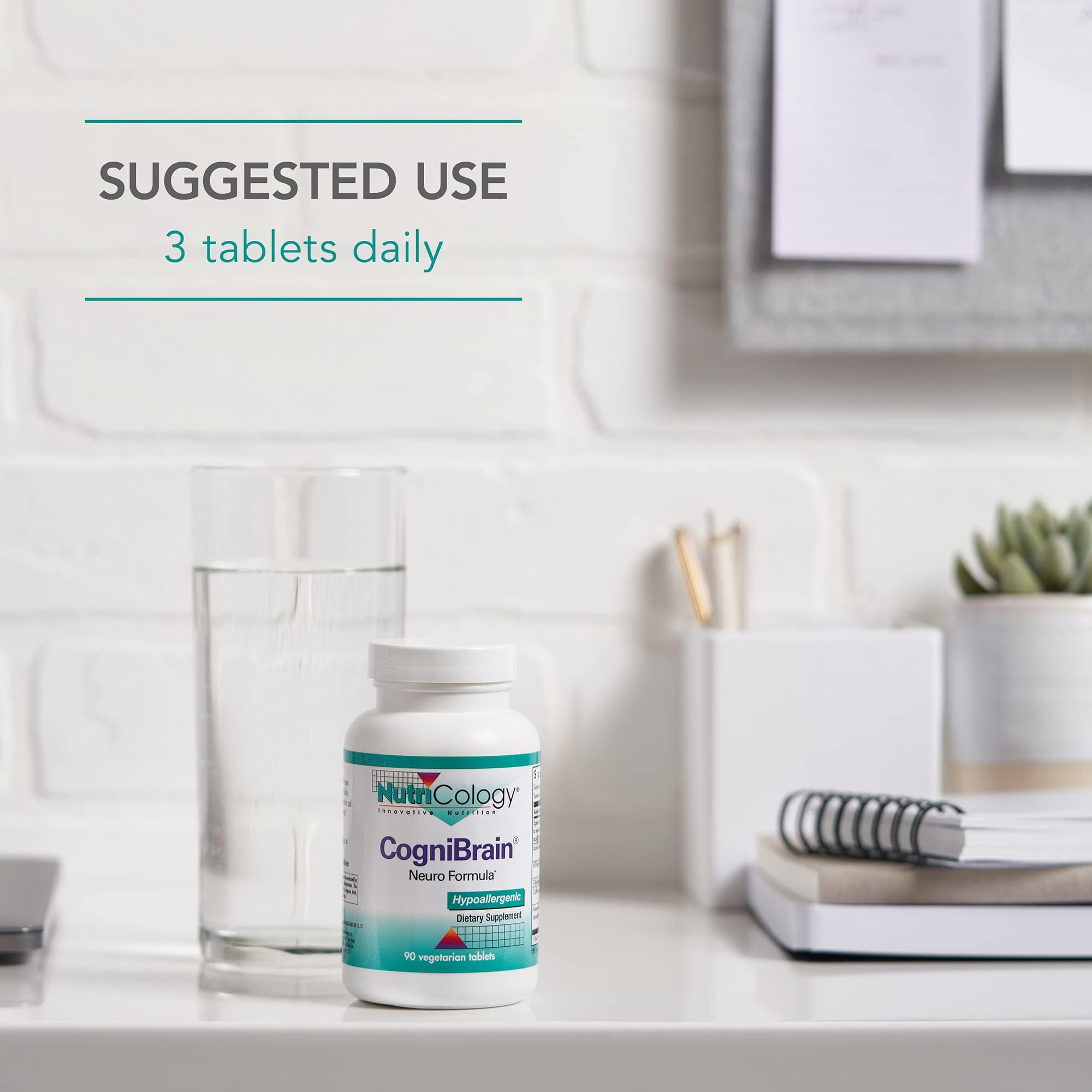 Nutricology Cognibrain – cadre bureau: concentration accrue possible au travail.
