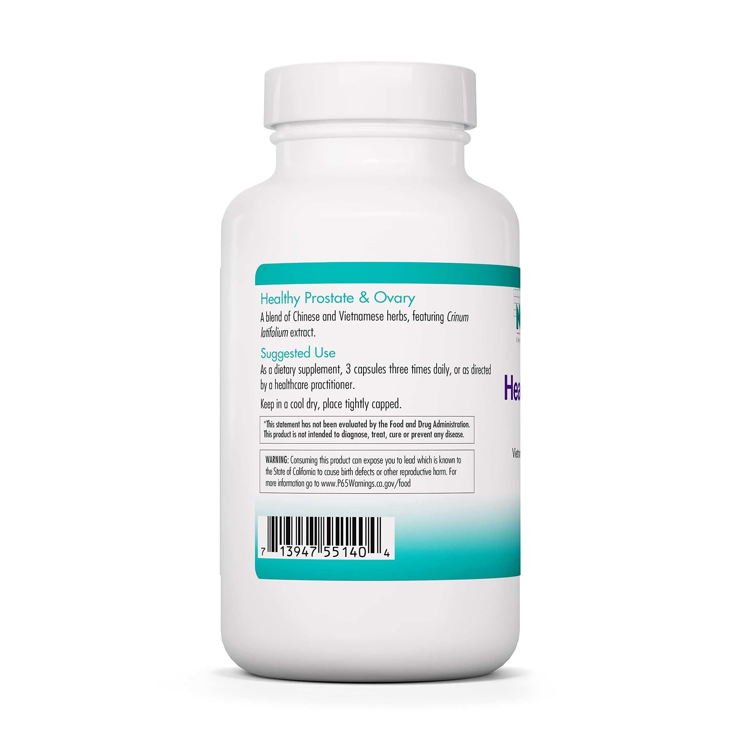Nutricology Crinum Latifolium ingrédient visuel et potentiel équilibre hormonal