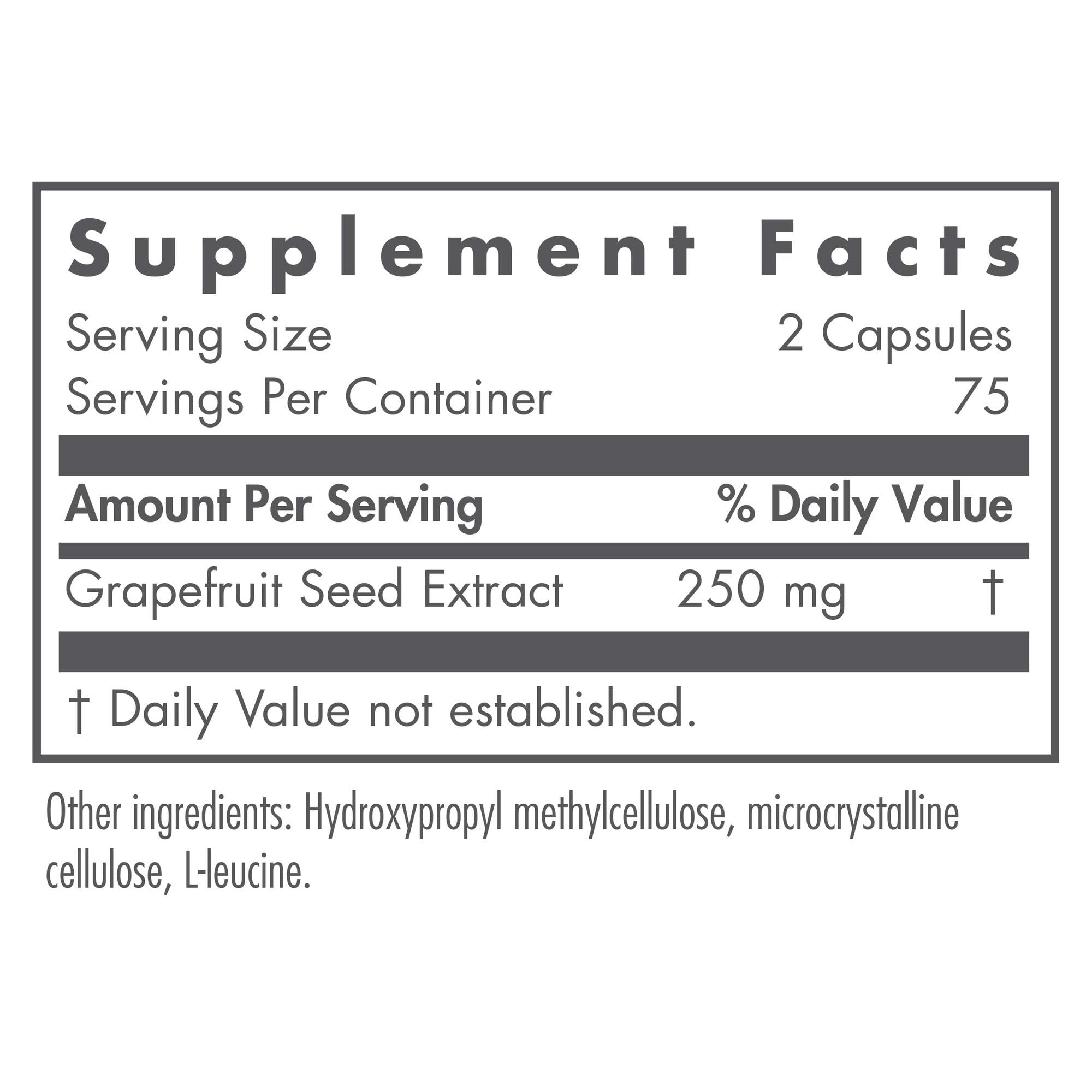 Nutricology Extrait pépins pamplemousse en gélules végétariennes