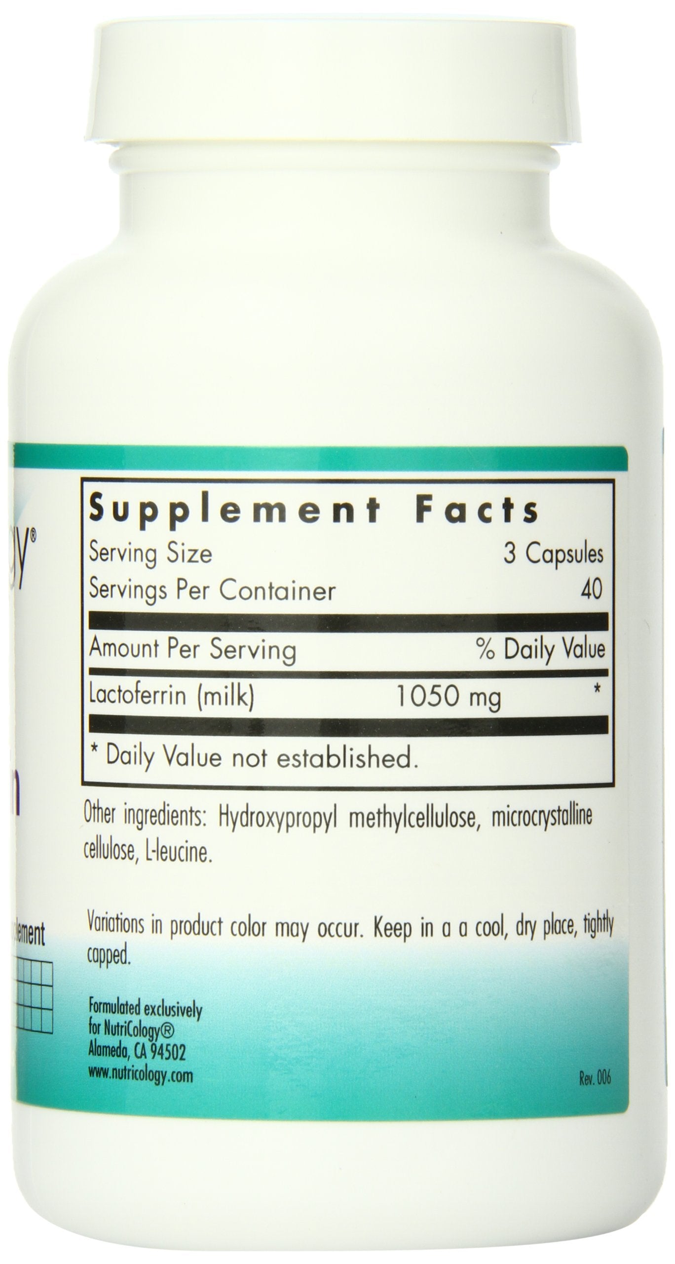Nutricology Lactoferrine – emballage et colostrum bovin intégrant les immunités