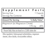 Nutricology Magnésium citrate – bouteille pratique pour la prise quotidienne.