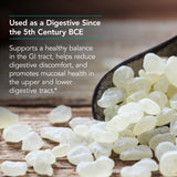 Capsules NutriCology Mastic Gum: format sans gluten et hypoallergénique.