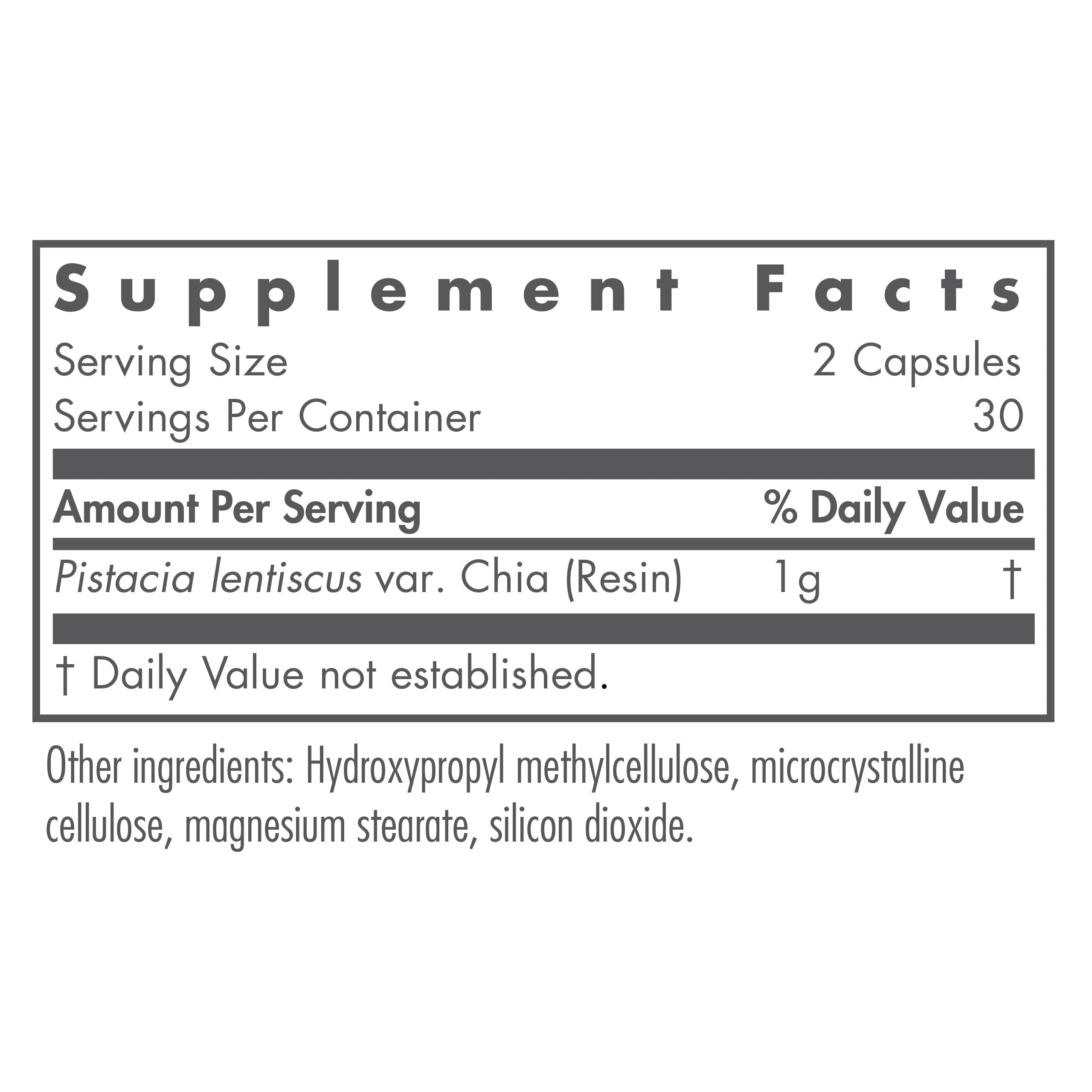 NutriCology Mastic Gum résine de Chios: détail des polyphénols bénéfiques.