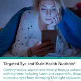Nutricology Ocudyne II Vegicaps — ingrédients naturels et vitamine E naturelle sur l’étiquette.
