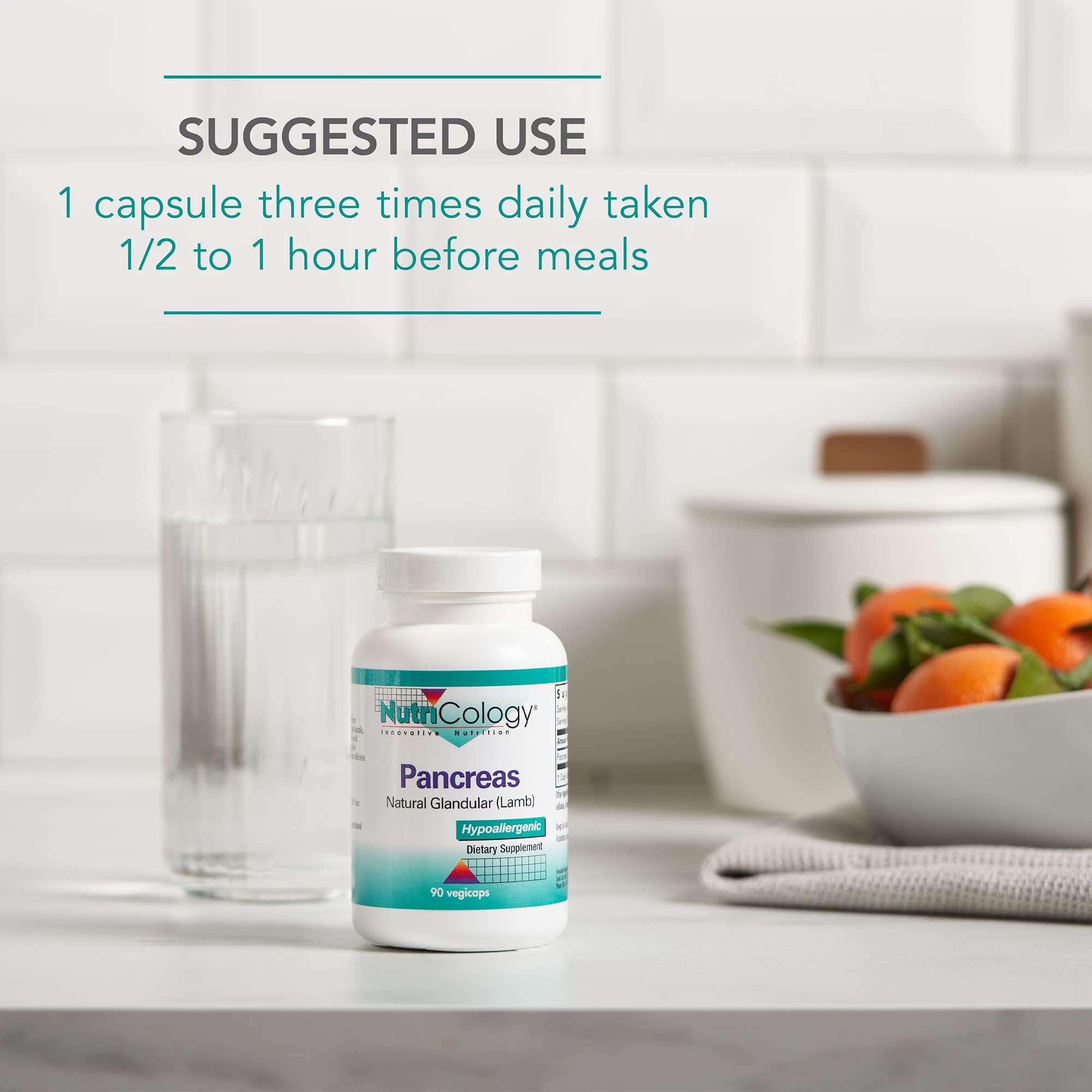 Enzymes pancréatiques Nutricology – amylase, protéase et lipase pour la digestion