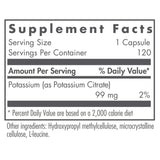 Nutricology Potassium Citrate – bouteille verso, formule hypoallergénique et fiable