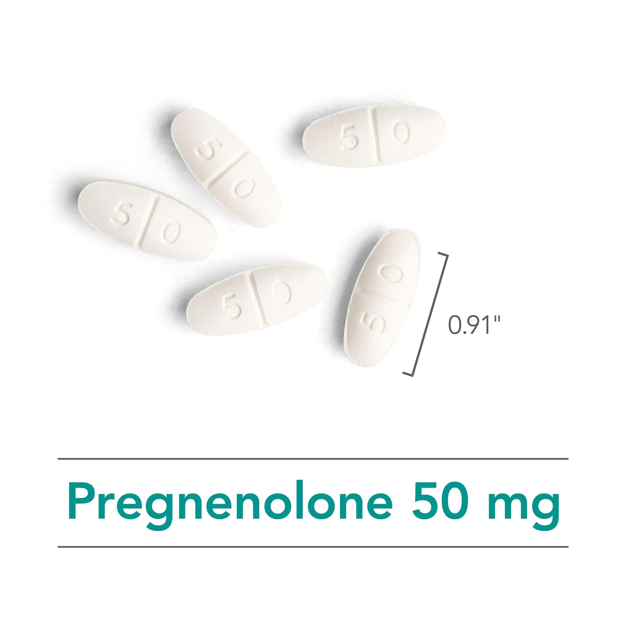 Nutricology Pregnenolone — dosage quotidien recommandé avec repas