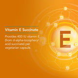 Étiquette Nutricology – dosage clair 400 UI par capsule.