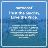 Nutricost acide folique – fiche produit, bénéfices potentiels pour le quotidien.