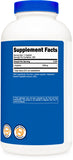 Nutricost L-Arginine 500 mg, close-up sur l’étiquette sans gluten.