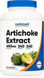 Nutricost Artichoke Extract — bouteille 600 mg, prise quotidienne pratique.