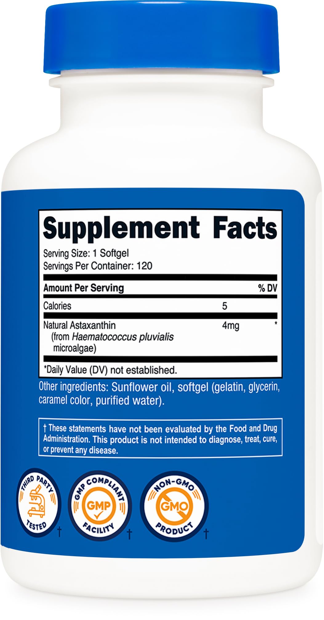 Nutricost Astaxanthin 4mg — utilisation quotidienne simple à intégrer à une routine