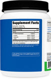 Étiquette arrière Nutricost BCAA, informations claires et qualité