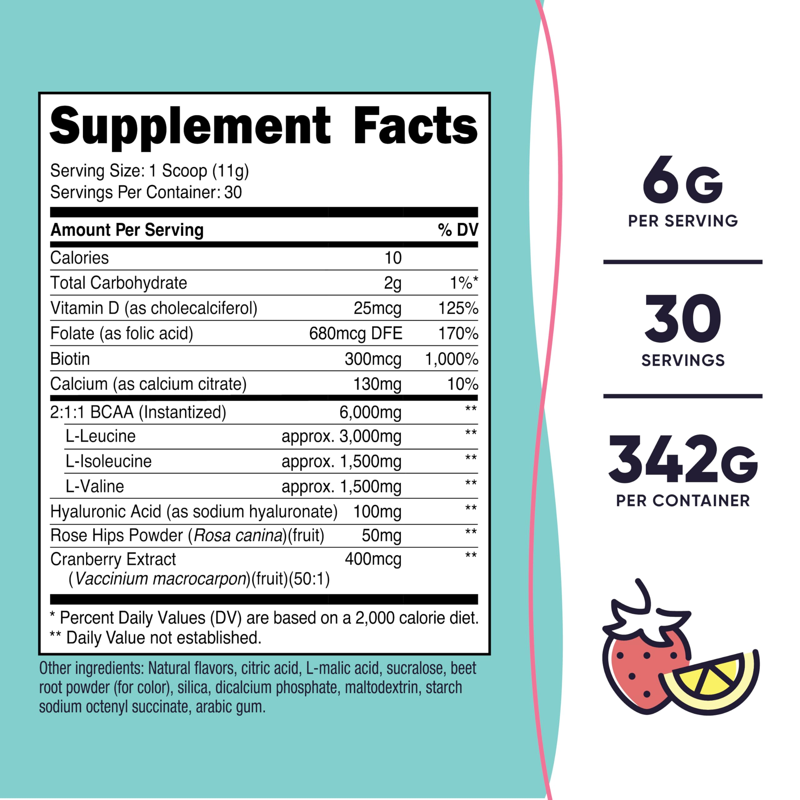 Nutricost BCAA femmes – doseur précis pour portions faciles