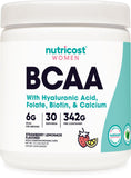 Nutricost BCAA pour femmes – saveur Fraise-Citron en boîte, expérience rafraîchissante