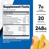 Versement dans l'eau de Nutricost BCAA+ Hydration, texture légère