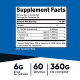 Cuillère-doseuse Nutricost BCAA, mesure pratique