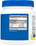 Nutricost BCAA Poudre Ananas - Étiquette lisible garantissant traçabilité et qualité.