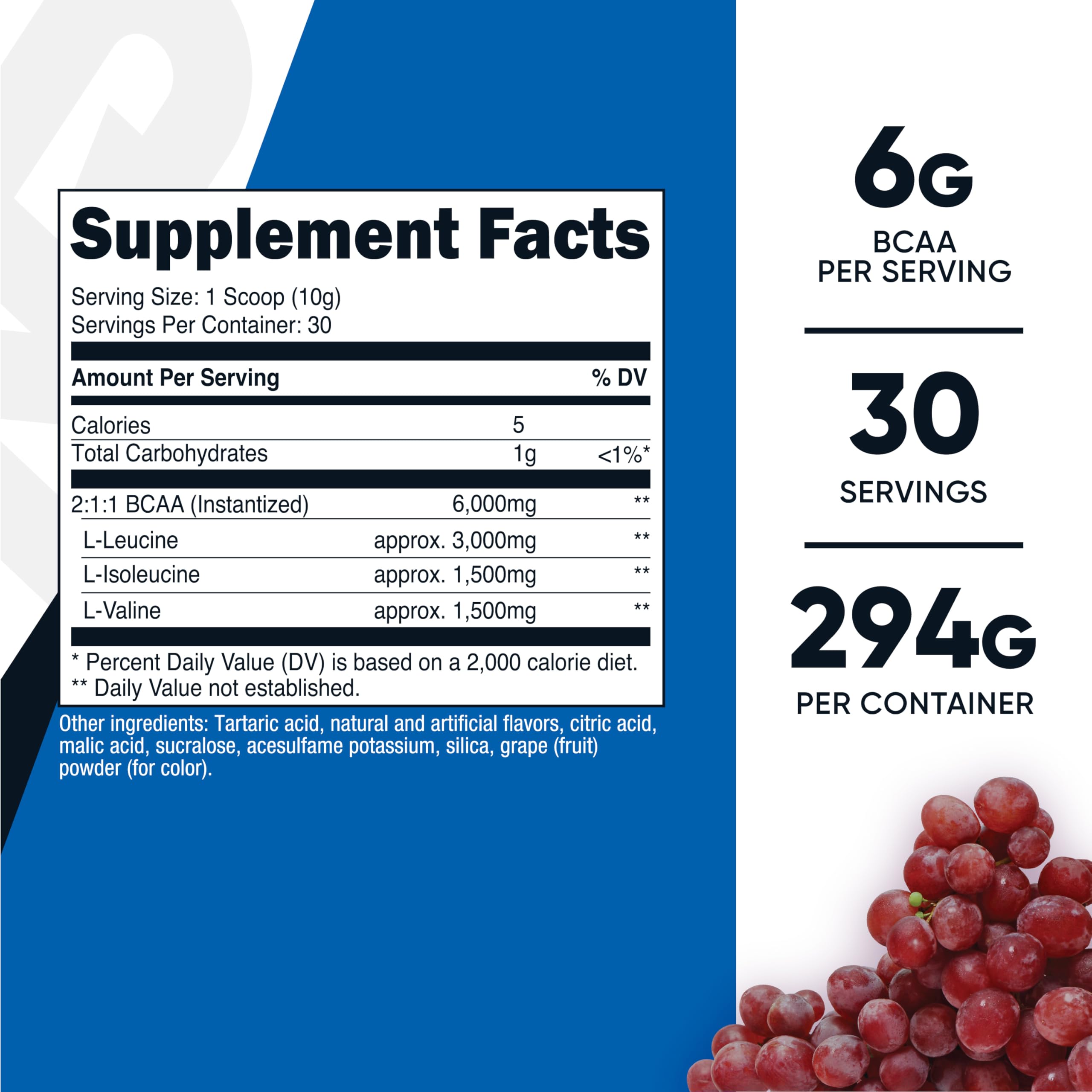 Nutricost BCAA Poudre doseur, facilité d'utilisation pour doser les BCAAs.