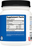 Nutricost BCAA Poudre Étiquette claire offrant informations produit et conseils d'utilisation