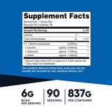 Nutricost BCAA pasteque 90serv, cuillère-dose incluse pour doser facilement