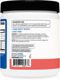 Nutricost BCAA Poudre Pastèque : emballage clair, étiquette lisible et pratique.