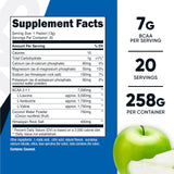 Nutricost BCAA+ Hydration pré-entraînement rapide au goût pomme verte
