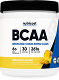 Nutricost BCAA Poudre Ananas, bouteille ouverte après entraînement