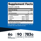 Nutricost BCAA en poudre Ananas — cuillère-dose idéale pour mesurer.