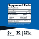 Nutricost BCAA Poudre Ananas, scoop inclus pour dosage pratique