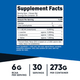 Nutricost BCAA Peach Pear — doseur inclus pour doser facilement après l’effort.