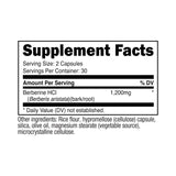 Nutricost Berberine HCl capsule-08 : produit conforme BPF et FDA pour tranquillité.