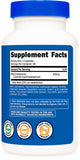 Nutricost Beta Ecdysterone 600mg – gros plan montrant les capsules et texture.