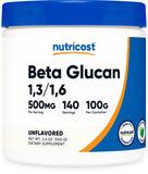 Nutricost bêta-glucane poudre emballage facile à intégrer dans votre routine quotidienne.