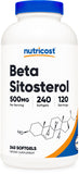 Nutricost Bêta-Sitostérol – bouteille de gélules, pratique à prendre au quotidien.