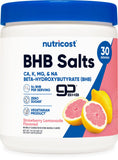 Nutricost BHB Sels Boisson goût fraise-citronnade, expérience rafraîchissante et énergie légère.