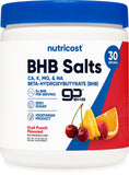 Nutricost BHB Sels, poudre Fruit Punch prête à mélanger, expérience aromatique