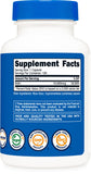 Nutricost Biotine emballage végan sans gluten, adapté au régime.