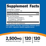 Nutricost bouteille igname sauvage – visuel du flacon et capuchon