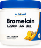 Nutricost Bromélaïne Poudre 8oz, poudre fine pour votre routine bien-être.