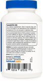 Nutricost Caféine 100 mg, emballage portable pour déplacements.