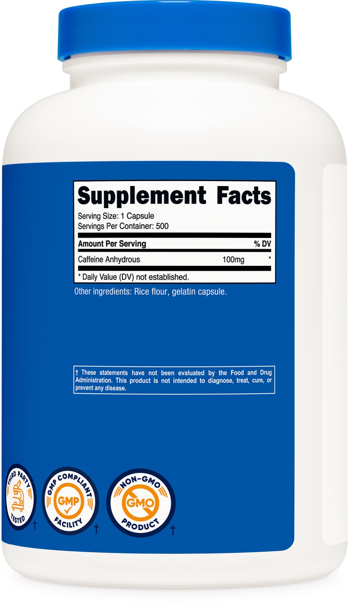 Nutricost Caféine 100 mg – usage quotidien pratique