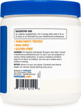 Mélange neutre Nutricost Calcium Citrate idéal pour boissons et yaourts.