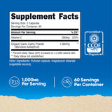 Capsules Nutricost Camu Camu 120 - faciles à avaler au quotidien.