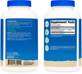 Flacon Nutricost Cannelle Bio Ceylon ouvert montrant les capsules.